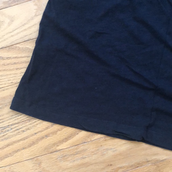 Madewell Whisper Cotton V-Neck w/ Pocket Black Cotton Tee w/ Front Pocket - Picture 9 of 12